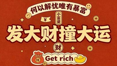 何以解忧唯有暴富