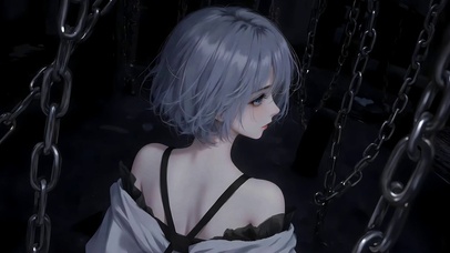 暗黑系美女