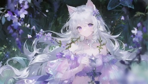 紫衣狐族少女