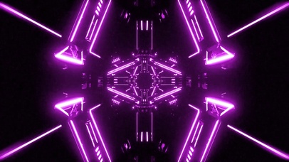 紫色炫彩LED舞台