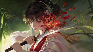彼岸花剑光少女
