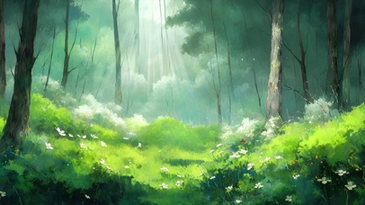 清新森林壁纸