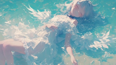 水中女孩