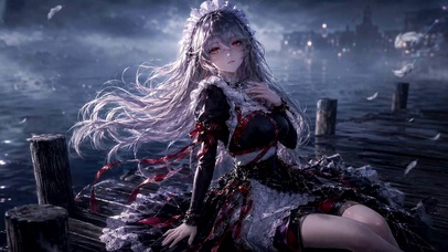 暗夜码头女仆美少女