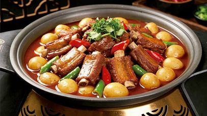 鲜香诱人土豆炖排骨