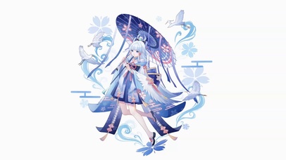 神里绫华二创皮肤壁纸