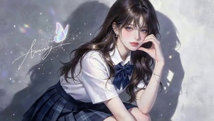 可爱清纯女孩