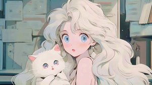 小姫とそのかわいい猫