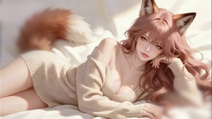 柔和狐耳少女