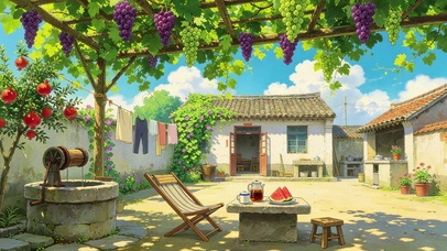 夏日清凉小院