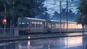 雨中列车