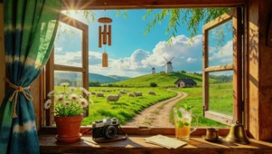 治愈窗景