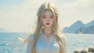金发美女