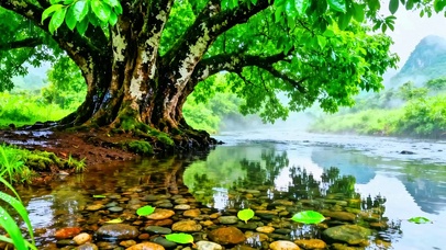 治愈护眼小河4K