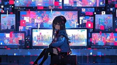 涂鸦少女