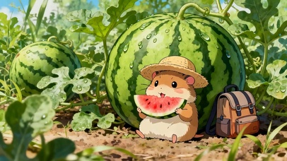 夏天吃西瓜
