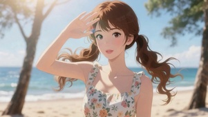 海边的少女