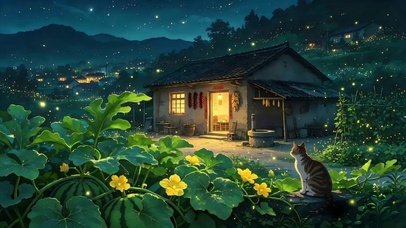 瓜地的夏夜晚风