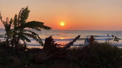 海岛第一缕阳光