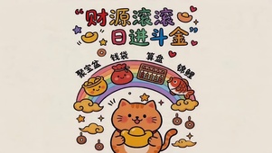 财源滚滚 日进斗金