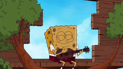 海绵宝宝弹吉他