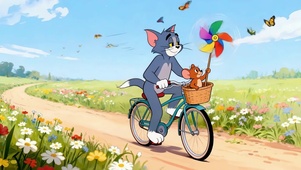 花海骑行-汤姆杰瑞