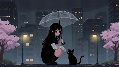 像素动画-小孤独