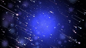 流星蓝色星空