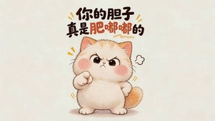 你的胆子真是肥嘟嘟