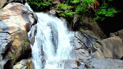 4K唯美山间流水
