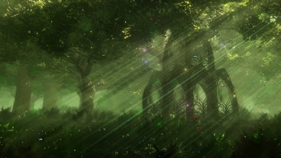 护眼森林绿色景色