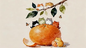 橘子猫咪