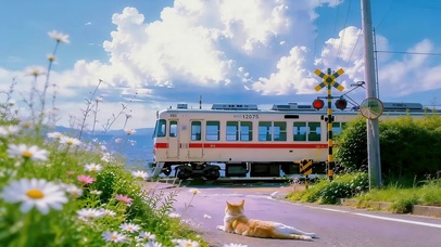 海边火车