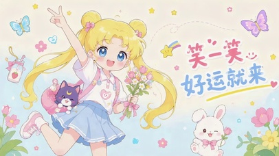 每天都闪闪发光软萌美少女