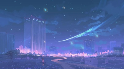 唯美治愈星空之境