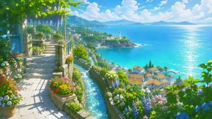 海滨花漾小镇
