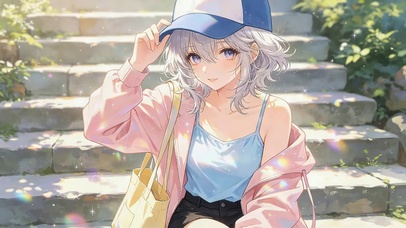 可爱小清新女孩