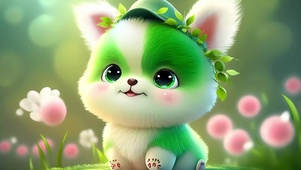 可爱的兔子
