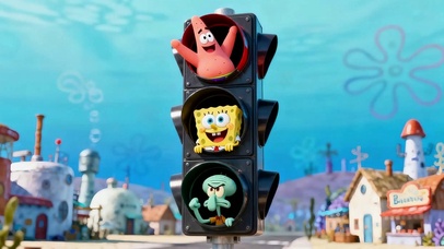 爱玩的海绵宝宝与派大星