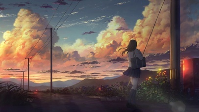 风居住的街道（黄昏）