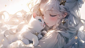 猫咪和女孩