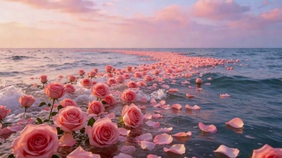 静谧 玫瑰花海