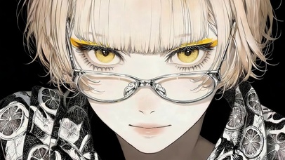 治愈眼镜女孩