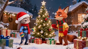 圣诞氛围朱迪尼克