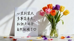 小清新励志文字