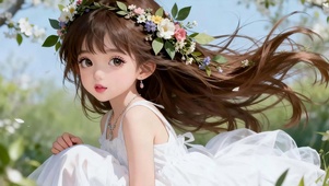 可爱女孩