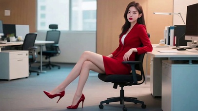 办公室气质美女文秘4