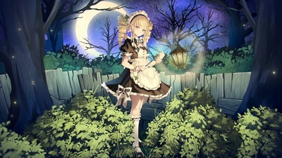 路灯花娘-庄不纯作