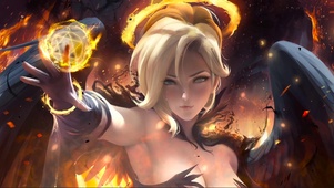 魔法黑天使女王
