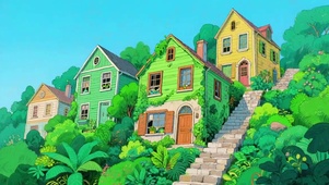 唯美的房屋风景